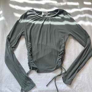 Princess Polly - Green Long Sleeve Top (US4)